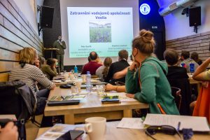 Petr Karlík z ČZU, Seminář Ekologická obnova travních porostù, 22. září 2020, foto Barbora Čepelová