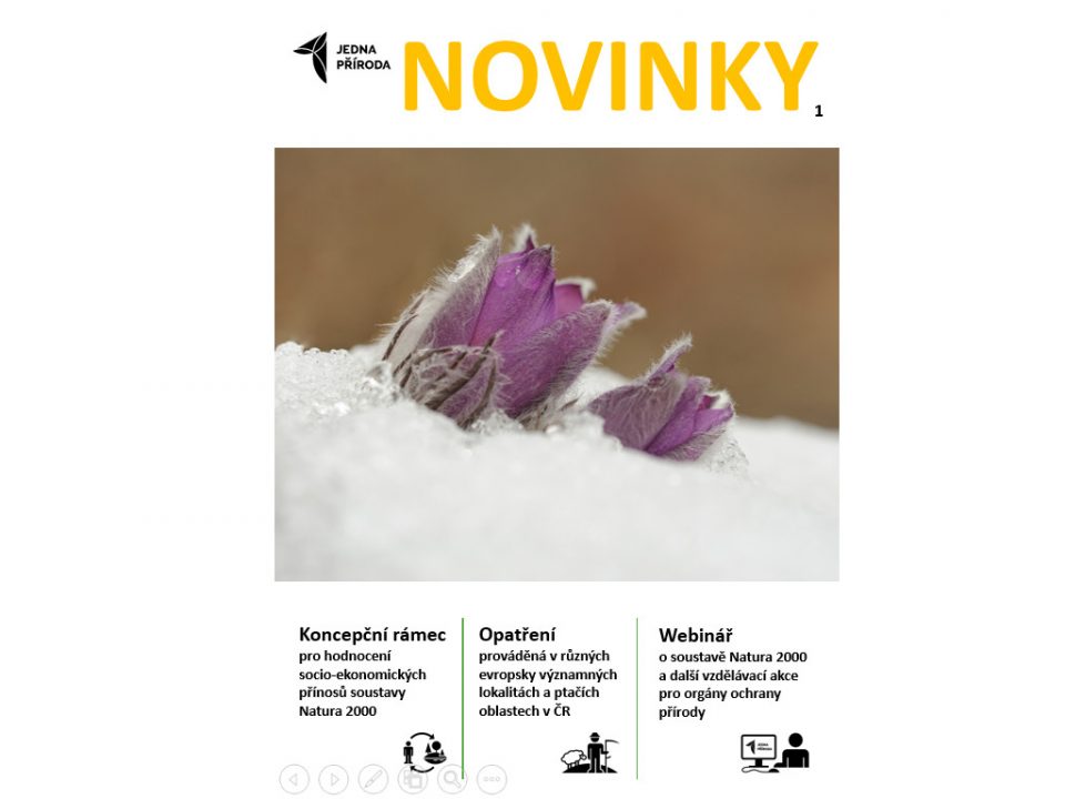 Novinky o projektu Jedna příroda č. 1