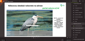 Příklad strany z e-learningového kurzu o soustavě Natura 2000 projektu Jedna příroda