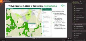 Příklad strany z e-learningového kurzu o soustavě Natura 2000 projektu Jedna příroda
